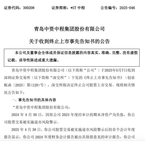 股票配资app 多家*ST公司公告，触及退市指标